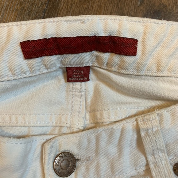 Banana Republic Jean White Size 27/4 - Picture 6 of 7